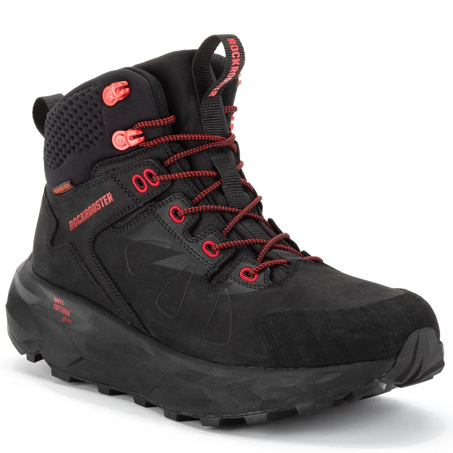 ROCKROOSTER Farmington: Sorte, vandtætte vandrestøvler med VIBRAM® såler - Klar til ethvert eventyr!